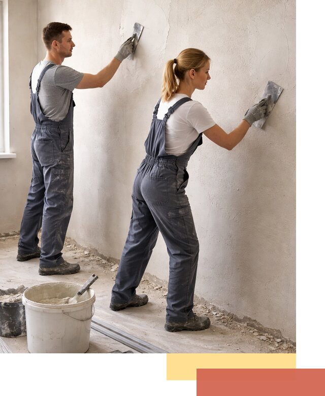 Штукатурка стен под обои в Анжеро-Судженске профессионально и быстро