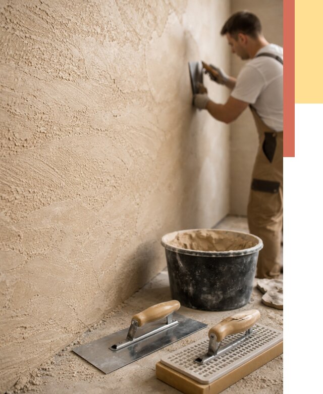 Декоративная штукатурка травертин в Анжеро-Судженске от 1846 руб/м2 — качественно и недорого | ОТДЕЛОЧНИК-Нжр