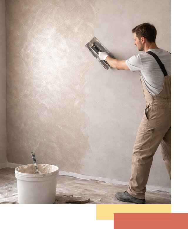 Декоративная штукатурка «Мокрый шелк» под ключ в Анжеро-Судженске