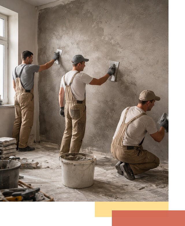 Декоративная штукатурка под бетон в Анжеро-Судженске для стен и потолков