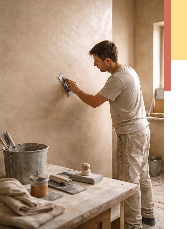 Марокканская штукатурка таделакт в Анжеро-Судженске под ключ от 4308 руб. | ОТДЕЛОЧНИК-Нжр