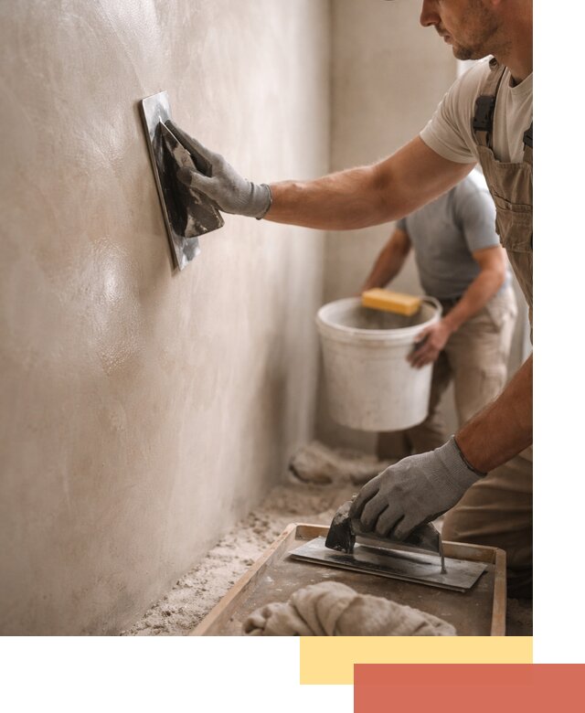 Нанесение марокканской штукатурки таделакт в Анжеро-Судженске
