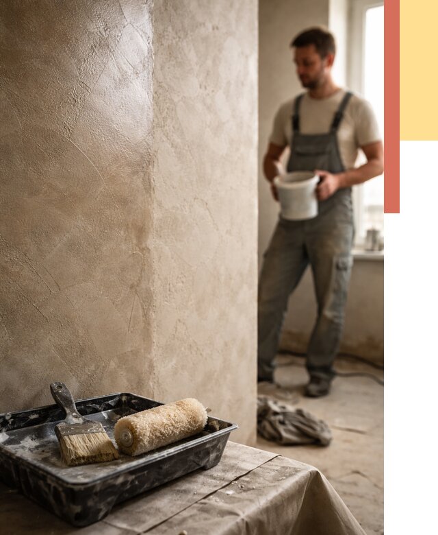 Нанесение воска на штукатурку в Анжеро-Судженске от 3590 руб. | Услуги ОТДЕЛОЧНИК-Нжр