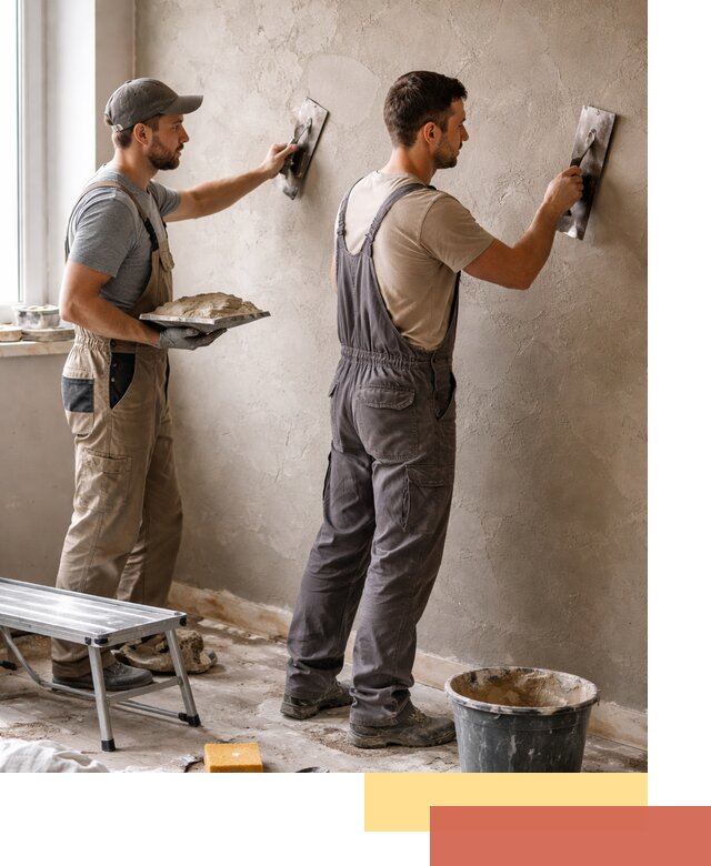 Ремонт декоративной штукатурки и восстановление фактуры в Анжеро-Судженске