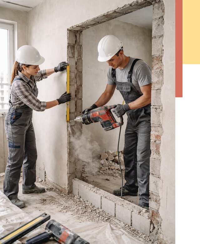 Создание проемов в стенах в Анжеро-Судженске от 6667 руб. — алмазная резка и расширение | ОТДЕЛОЧНИК-Нжр