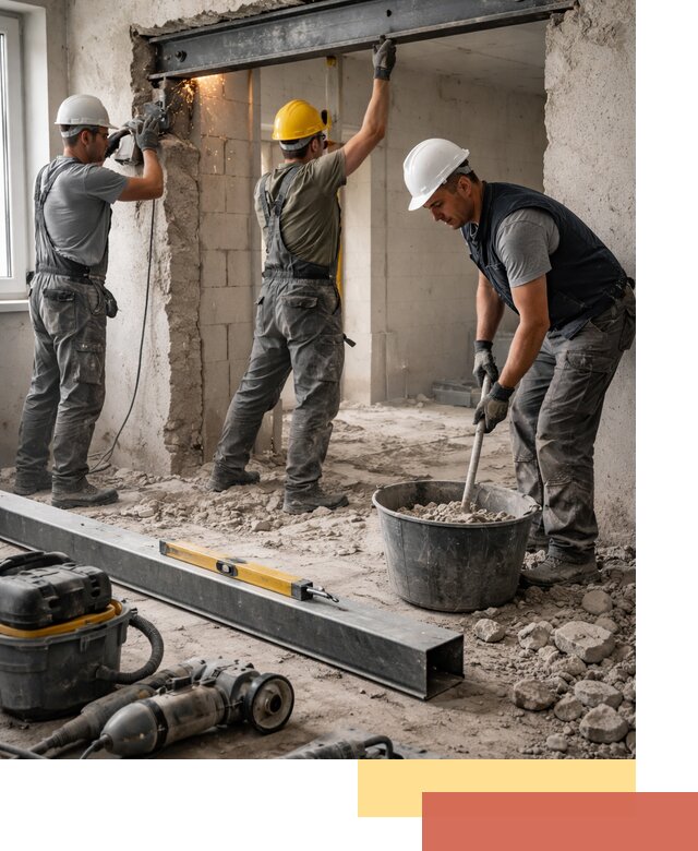 Создание проемов в стенах и несущих конструкциях в Анжеро-Судженске