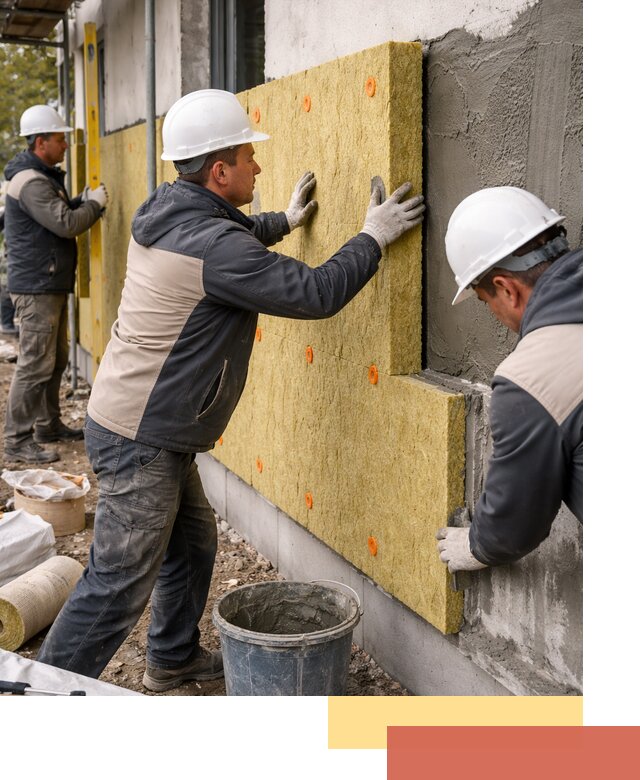 Утепление стен минватой в Анжеро-Судженске — тепло и звукоизоляция