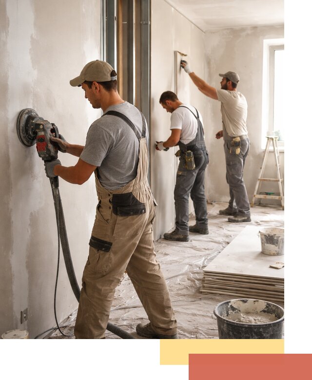 Профессиональная отделка стен в Анжеро-Судженске качественно и в срок