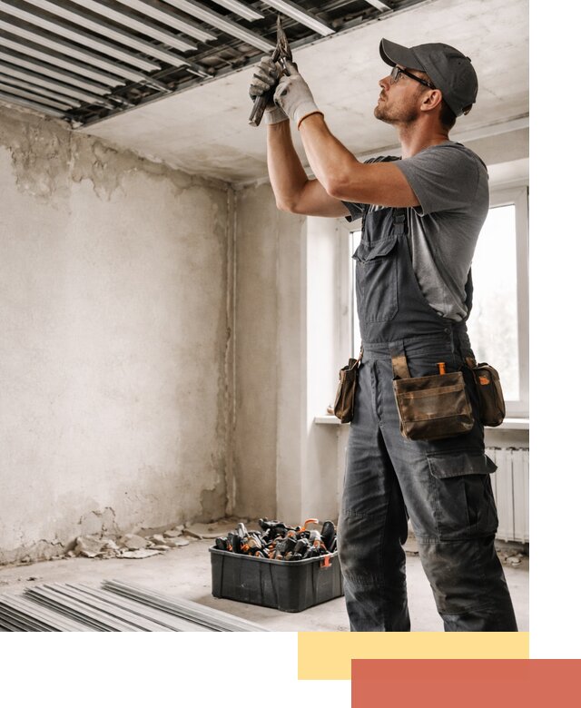 Демонтаж реечного потолка в Анжеро-Судженске быстро и аккуратно