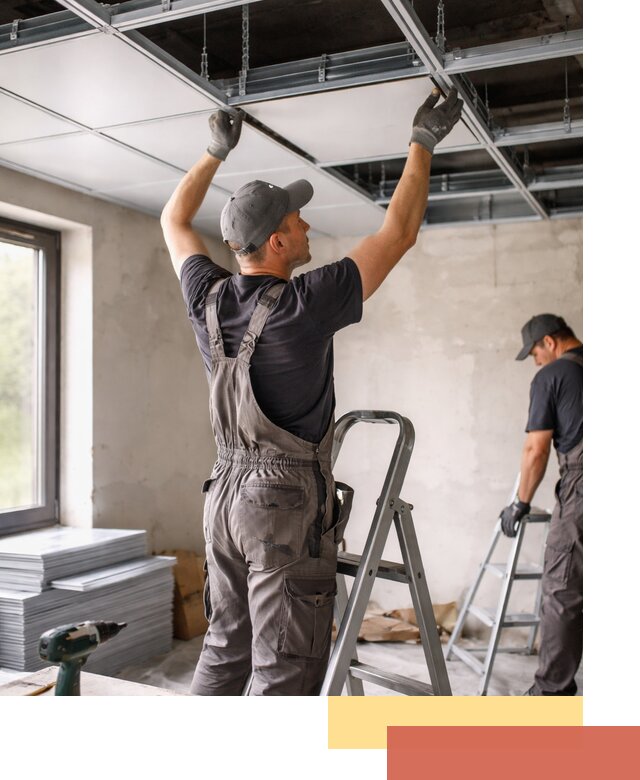 Монтаж кассетного потолка в Анжеро-Судженске качественно и быстро