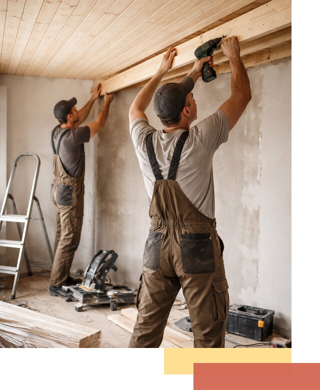 Монтаж потолка из вагонки в Анжеро-Судженске профессионально и аккуратно