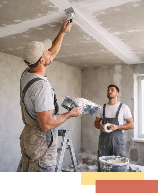 Обработка швов потолка ГКЛ в Анжеро-Судженске: качественная заделка и шпатлевка