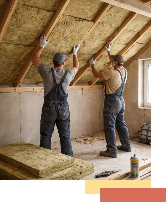 Утепление потолка минеральной ватой в Анжеро-Судженске